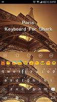 Dark Paris Emoji Keyboard ảnh chụp màn hình 1