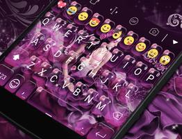 Dancing Girl Keyboard -Emoji Affiche