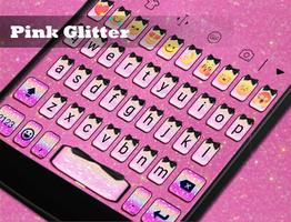 Pink Glitter Eva Keyboard -Gif پوسٹر