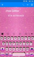 Pink Glitter Eva Keyboard -Gif ภาพหน้าจอ 1
