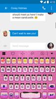 Pink Glitter Eva Keyboard -Gif Screenshot 2
