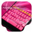 Pink Heart Messenger Keyboard