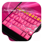 Pink Heart Messenger Keyboard icône