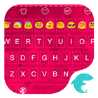 Pink Hearts Emoji Keyboard 图标