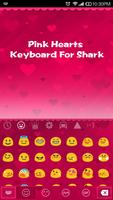 Pink Hearts Emoji Keyboard capture d'écran 2