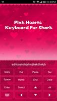Pink Hearts Emoji Keyboard capture d'écran 3