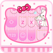 Lovely Pink Cat-Emoji Keyboard