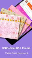 Lovely Pink Cat-Emoji Keyboard 스크린샷 3