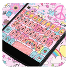 Lovely Pink Life Keyboard -Gif أيقونة