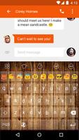 Plank -Video Chat Keyboard plakat