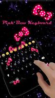 Pink Bow Glitter Keyboard Ekran Görüntüsü 1