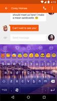 Romantic City Emoji Keyboard 스크린샷 2