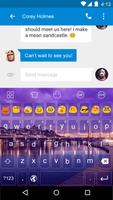 Romantic City Emoji Keyboard capture d'écran 3