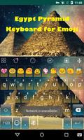 Egypt Pyramid Emoji Keyboard imagem de tela 1