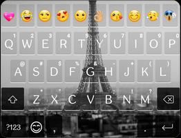 Quiet Paris Emoji Keyboard โปสเตอร์