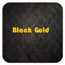 Black Gold Emoji Keyboard aplikacja