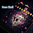 Rose Skull Eva Keyboard -Gifs ícone