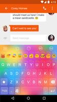 Rainbow Color - Emoji Keyboard capture d'écran 3