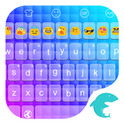 Rainbow Keyboard Theme&Emoji-icoon