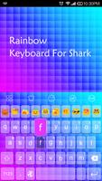 Rainbow Keyboard Theme&Emoji capture d'écran 1