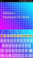 Rainbow Keyboard Theme&Emoji capture d'écran 2