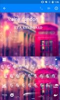 برنامه‌نما Rainy London Eva Keyboard -Gif عکس از صفحه