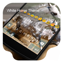 White Horse -Emoji Keyboard APK