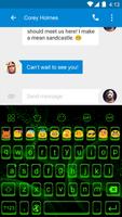 Toxis Green -Emoji Keyboard captura de pantalla 2