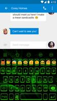 برنامه‌نما Toxis Green -Emoji Keyboard عکس از صفحه