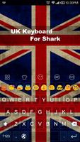 UK Theme -Kitty Emoji Keyboard Affiche