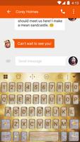 Metallic Flavor Keyboard -Gif تصوير الشاشة 2