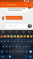 Xperia Z3 Emoji Keyboard captura de pantalla 3