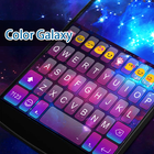 Color Galaxy Eva Keyboard -GIf-icoon