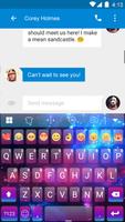 Color Galaxy Eva Keyboard -GIf captura de pantalla 1