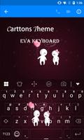 Two Cartoon Boy -Eva Keyboard Cartaz