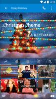 Happy Christmas Emoji Keyboard capture d'écran 2