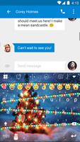 Happy Christmas Emoji Keyboard capture d'écran 3