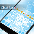Cloud Love Eva Keyboard -Gif simgesi