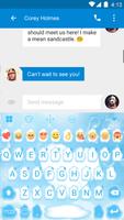 Cloud Love Eva Keyboard -Gif ภาพหน้าจอ 1