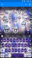 Diamond Crystal Emoji Keyboard capture d'écran 1