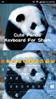 برنامه‌نما Cute Panda Photo Keyboard عکس از صفحه
