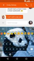 Cute Panda Photo Keyboard Ekran Görüntüsü 2