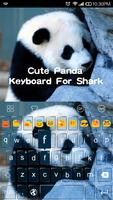 برنامه‌نما Cute Panda Photo Keyboard عکس از صفحه