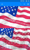 America Banner Emoji Keyboard Affiche