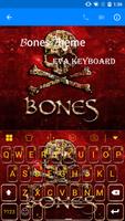 Skull Bones Eva Keyboard -Gifs পোস্টার