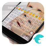 Baby Theme-Love Emoji Keyboard icône