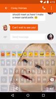 Baby Theme-Love Emoji Keyboard Affiche