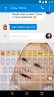 Baby Theme-Love Emoji Keyboard اسکرین شاٹ 1