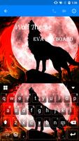 Hungry Wolf Keyboard -Emoji पोस्टर