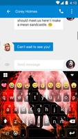 Hungry Wolf Keyboard -Emoji تصوير الشاشة 1